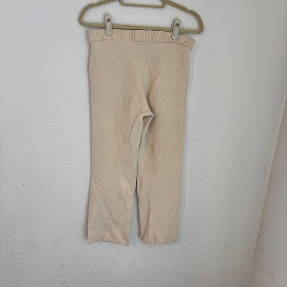 Victor Glemaud 100% Wool Wide Leg Designer Pants Ivory Size M Originally $425 - Picture 4 of 7
